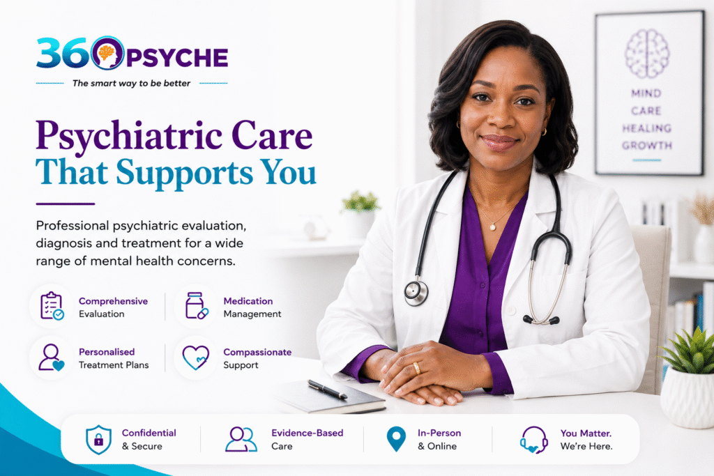 Psychiatrist Consultation and Support in Nigeria - 360 Psyche
